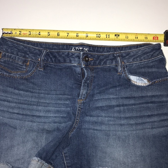 Apt 9 Shorts Denim Blue Size 14 - Picture 5 of 8
